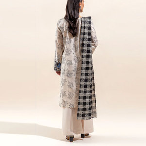 Traje de Diseñador de la Colección de Invierno, Traje Salwar Pakistaní de Lujo, Salwar Kameez Pakistaní de Algodón Premium - Product Image 5
