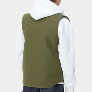 Chaleco de Lona Transpirable Personalizado OEM, Chaleco Deportivo de Invierno para Exteriores sin Mangas, Chaleco de Lona de Calidad Única para Hombre - Product Image 5