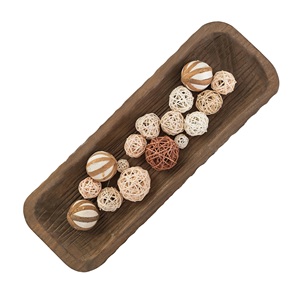 Tazón de Madera Pulida 100% Natural, Moderno y Ecológico, Multiusos para el Hogar, Hoteles y Restaurantes, Gran Venta - Product Image 1