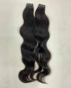 Extensiones de cabello indio virgen Premium Cierres de doble estiramiento Cabello humano Exportación directa de fábrica - Product Image 1