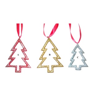Décoration de Noël suspendue au design en métal Nouveau design 2025 Produit d'usage domestique Vente en gros Artisanat indien de haute qualité - Product Image 4