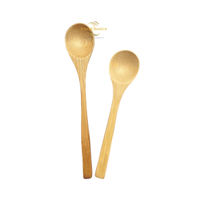 ช้อนไม้ไผ่โลโก้สั่งทำ OEM เครื่องครัวรักษ์โลกสำหรับแบรนด์ส่วนตัว - Product Image 6