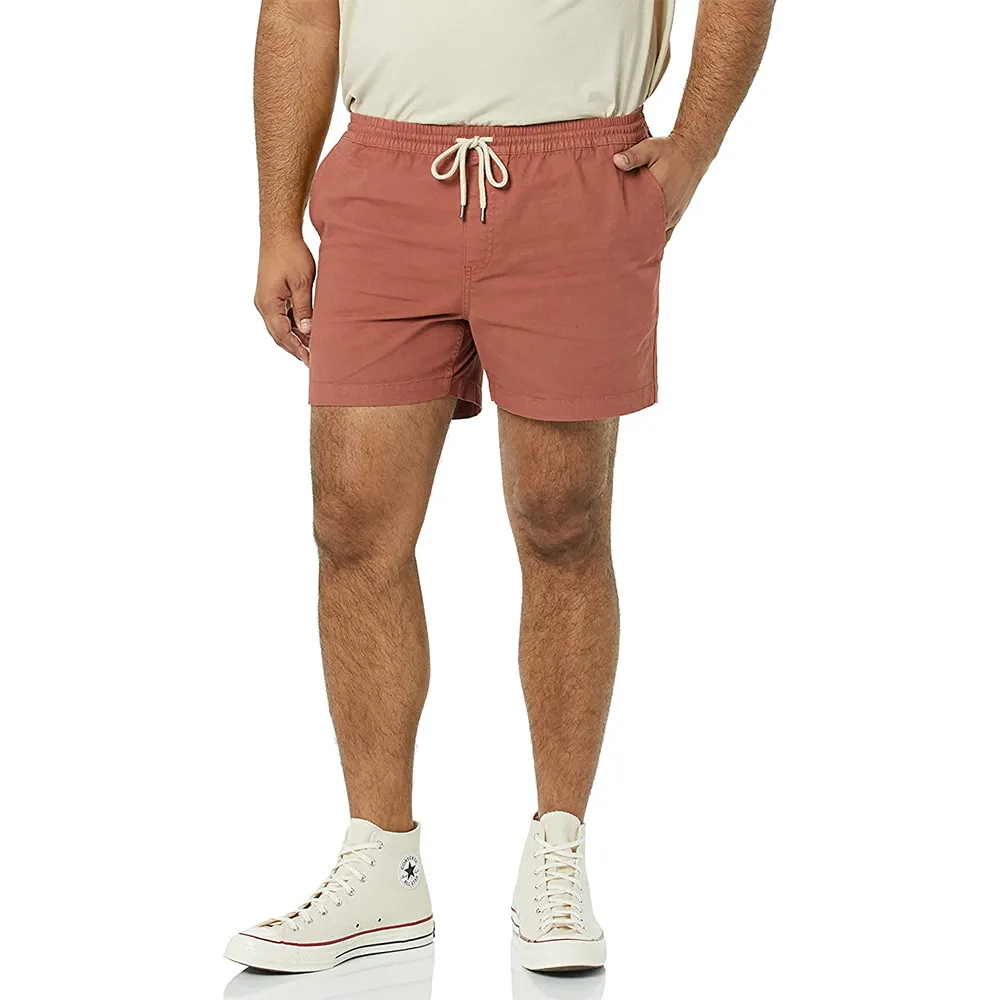 100% Katoenen Zomer Casual Home Verblijf Heren Hardloopshorts Sportief Heren Shorts Jogging Korte Broek Heren