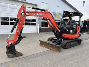 Excavadora Kubota de 3 Toneladas Usada en Buen Estado / Miniexcavadora de Orugas en Venta - Product Image 2