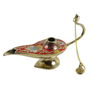 กระถางธูปหอมธรรมชาติโคมไฟทองเหลือง Genie ออกแบบกลิ่นหอมธรรมชาติ - Product Image 5