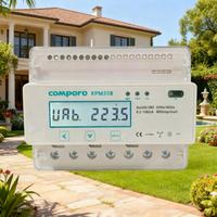 Medidor de Energía Trifásico LORAMESH DIN RAIL con Control Remoto RS485, Medidor de Electricidad Solar Prepago Lorawan