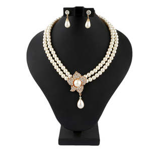 Chase Value Women's Pearl <b>Locket</b> Set-Golden A03339-C - Product Image 1