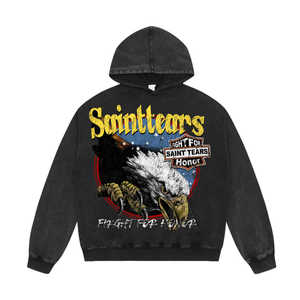 Sudadera con capucha deportiva versátil informal suave cómoda de alta calidad personalizada con Sudadera con capucha de alta calidad - Product Image 3