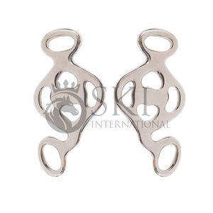Meilleure qualité en acier inoxydable Hackamore Shanks ancien Offre Spéciale équitation Bitless Western Bits OEM ODM produits équestres - Product Image 2