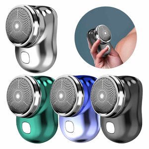 Afeitadora Eléctrica Portátil Mini para Hombre, Recargable por USB, Tamaño de Bolsillo para Cara y Barba, para Casa, Auto y Viajes - Product Image 1
