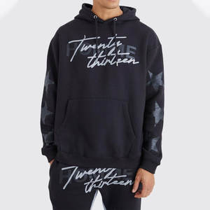 Chándal personalizado Proveedor OEM Pedidos al por mayor Ropa deportiva Sudadera con capucha Traje de Jogger con logotipos bordados de impresión personalizada - Product Image 3