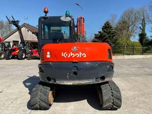 รถขุดขนาดเล็ก Kubota KX040-5 มือสอง สภาพดี พร้อมใช้งาน เครื่องยนต์ดีเซลสำหรับงานหนัก เหมาะสำหรับงานก่อสร้าง - Product Image 4