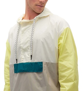 Logo personnalisé veste coupe-vent classique légère pour hommes de taille plus veste coupe-vent en nylon imperméable en tissu personnalisé - Product Image 5