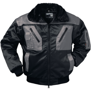 ASKIM 4-in-1 Black/Grey <b>Pilot</b> <b>Jacket</b> Size L Workwear From Norway - Product Image 2