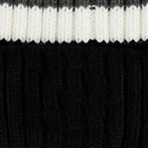 Gorro de punto con Bordado de lana 100% con estampado Digital cálido de invierno Unisex con gorro informal Skullies - Product Image 3