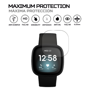 ANTISHOCK Smart <b>Watch</b> <b>Case</b> Protector for Fitbit Versa 3 Screen Cover with Anti-Shock Feature - Product Image 2
