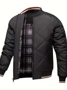 Nouvelle veste polaire personnalisée de qualité Hip Hop 2026 pour homme – Hiver, décontractée, respirante, coupe-vent, imperméable, patchwork, col montant - Product Image 6