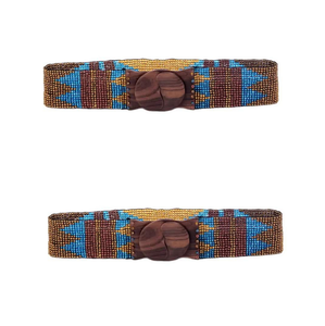 Cinturones bordados de cuentas de semillas personalizados para mujer, cinturones de cuero adornados con cuentas de semillas hechos a mano, cinturones de cintura bordados con cuentas - Product Image 5