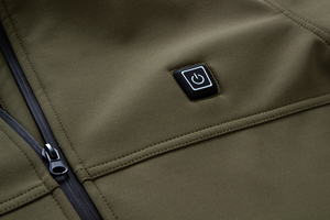 Mens Jackets Jacket for Men Heated Winter Warm Softshell Coat with USB <b>Charging</b> Waterproof Windproof Hooded Outerwear Thermal - Product Image 2