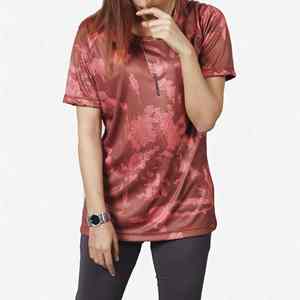 Camisetas Estampadas para Mujer, Impresión por Transferencia de Calor de Alta Calidad, Servicio OEM, Talla Grande, Deportivas, Transpirables, Cuello Redondo - Product Image 3