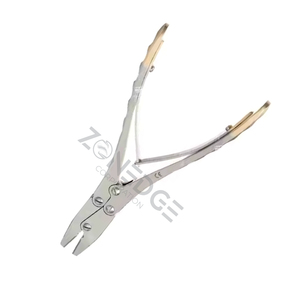 Alta calidad Manual ortopédico Neuro/ENT/instrumentos de cirugía plástica doble acción alambre extracción alicates base cirugía calidad - Product Image 4