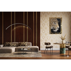 Mosaico in Marmo con Effetto Acqua, Murale Artistico di Lusso con Design Leopardato, Rivestimento Murale in Pietra Assemblato a Mano per Arredamento d'Interni di Alta Gamma - Product Image 6