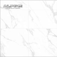 Novac Carrelage de sol et mur en céramique MARBELLA BEIGE ALPINE 600x600mm Surface brillante élégante pour la décoration intérieure