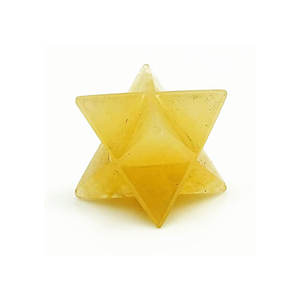 หินควอตซ์สีเหลืองทองหินเมอร์คาบาหินบำบัดธรรมชาติสำหรับการทำสมาธิ - Product Image 1