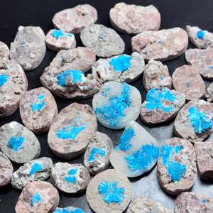 Impressionnant vendeur en gros Cavansite Druzy Stone avec 100% pierres précieuses naturelles Cavansite Druzy en vrac pour la fabrication de bijoux - Product Image 5