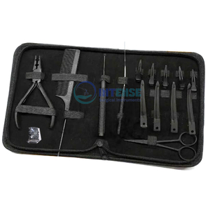 Kit Profesional de Pinzas para Extensiones de Cabello de Acero Inoxidable, Ligeras y Reutilizables, Cierre de Cuentas Premium para Extensiones de Cabello, Removedor - Product Image 4