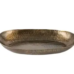 Design personnalisé Bol de service en aluminium massif de qualité supérieure Bol à fruits de forme ronde de conception la plus récente pour la fête de mariage - Product Image 3