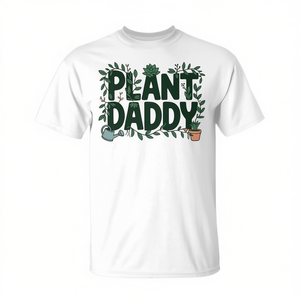 T-shirt da giardinaggio botanico Plant Daddy per papà che ama le piante, abbigliamento promozionale di alta qualità - Product Image 2