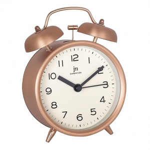 JA 7111R Copper Alarm <b>Clock</b> Stylish Desk & <b>Table</b> <b>Clock</b> by Lowell - Product Image 2