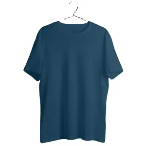 95% コットン5% エラスティックスリムフィット半袖ラウンドネックTシャツ男性と男の子のためのさまざまな色とサイズで利用可能