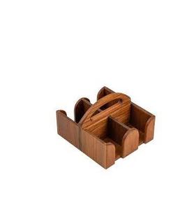 Ensemble de plateaux en bois pour restaurant, café, service de boissons, avec un design traditionnel en bois fait à la main - Product Image 1