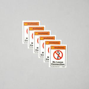 Etiqueta Adhesiva de Advertencia de Seguridad Eléctrica, Antiarañazos e Impermeable, para Control de Máquinas Industriales - Product Image 5