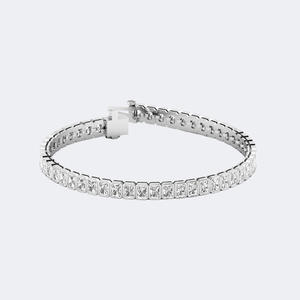 Bracelet tennis serti de pierres taille radiant 8.00 CTW - Product Image 5