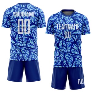 Wholesale <b>Men's</b> Soccer <b>Jersey</b> Uniform 100% Polyester Eco-Friendly Lightweight Breathable Custom Colors Adult Team Training Wear - Product Image 4