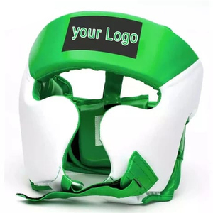 MMA Kickboxing Kudo Head Guard Durable Training Headgear with Face ProtectionTraining Face <b>Helmet</b> - Product Image 2