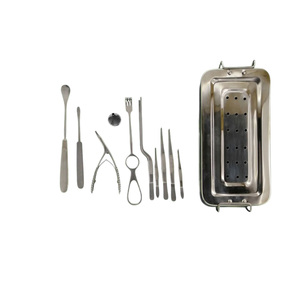 Juego de instrumentos de Cirugía de microoído de timpanoplastia de alta calidad, herramientas quirúrgicas ENT Premium, Manual de acero inoxidable, ligero CE - Product Image 3