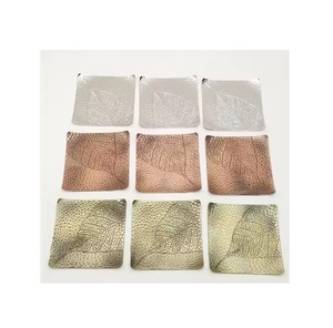 Posavasos de Metal de forma redonda moderna de Venta caliente para uso en el hogar, Hotel, oficina, artículo, posavasos de latón para servir bebidas de la mejor calidad - Product Image 5