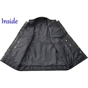 Custom Mens Motorbike Real Leather Full Grain Cut Off <b>Waistcoat</b> Vest <b>Biker</b> Gilet Vest Winter Outer Wear <b>Waistcoat</b> Jacket <b>Biker</b> - Product Image 4