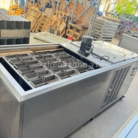 Machine à glaçons industrielle en acier inoxydable, grande machine à fabriquer des blocs de glace, machine à glaçons commerciale