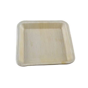 Plateau de service jetable durable en feuille de palmier réutilisable et biodégradable de forme rectangulaire pour les fêtes de mariage et la cuisine - Product Image 3