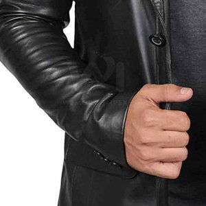 Top Selling Latest Design <b>Cheap</b> Price Men Leather <b>Jacket</b> Custom Made Color Unique Style Leather <b>Winter</b> <b>Jacket</b> - Product Image 5