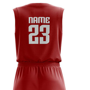 ผลิตชุดบาสเก็ตบอลแบบสั่งทำพิเศษ คุณภาพดีที่สุด แบบ OEM ขายส่ง สามารถกลับด้านได้ พิมพ์ลายแบบซับลิเมชั่น ระบายอากาศได้ดี ไซส์พลัส ไม่มีแขน - Product Image 6