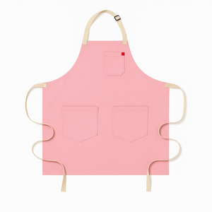 Tablier personnalisé en toile 100% coton marron, imperméable, résistant à l'huile, avec deux poches, logo brodé personnalisable, plusieurs options de couleurs - Product Image 2