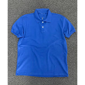 Camiseta Polo Unisex de Algodón 100% Transpirable, Tejida, Lisa, Personalizada con Logotipo Bordado, Tallas Grandes, Venta al Por Mayor - Product Image 1