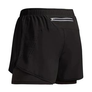 Nuevos pantalones cortos de entrenamiento físico para hombre, verano 2 en 1, de secado rápido, gimnasio, playa, correr, pantalones cortos de dos pisos, ropa deportiva para exteriores para hombre - Product Image 5