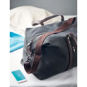 Sac de voyage en toile durable Zurich 450gr, sac fourre-tout promotionnel pour un merchandising éco-responsable - Product Image 2